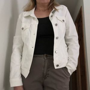Liverpool white jean jacket